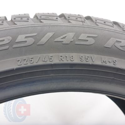 4. Opony 225/45 R18 2x PIRELLI 95V XL Sottozero 3 Winter Zimowe 2018 7mm