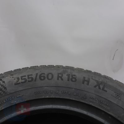9. Opony 255/60 R18 2x CONTINENTAL 112H XL WinterContact TS870P Zimowe 2023 Nieużywane