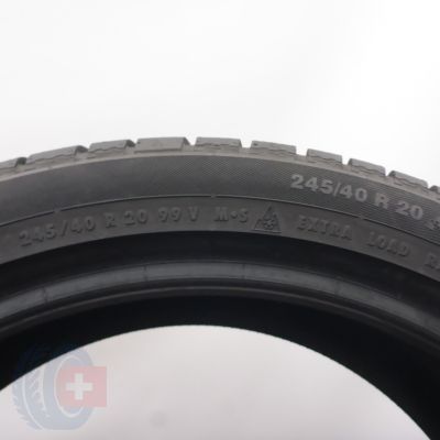 7. Opony 245/40 R20 2x CONTINENTAL 99V XL ContiWinterContact TS 830 P R01 Zimowe 2024 