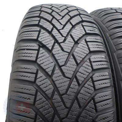 2. 4 x CONTINENTAL 185/70 R14 88T ContiWinterContact TS 850 Zima 6-7mm