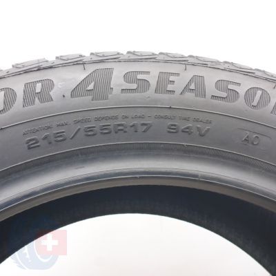 7. Opony 215/55 R17 2x GOODYEAR 94V Vector 4Seasons Gen 2 A0 Wielosezonowe 2020 7-6,8mm