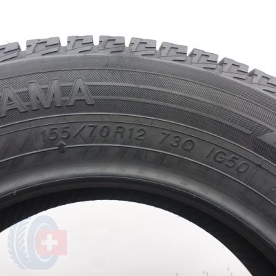 7. Opony 155/70 R12 4x YOKOHAMA 73Q Ice Guard ic50 Zimowe 2014