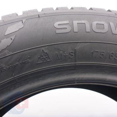 2. Opony 175/65 R15 2x NOKIAN 84T Snowproof 1 Zimowe 2023 7mm