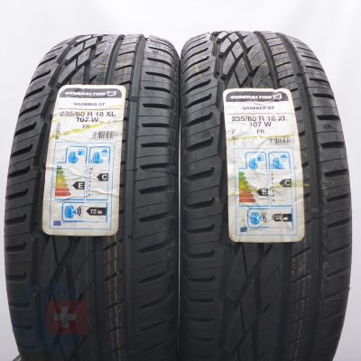 4. Opony 235/60 R18 4x GENERAL 107W XL Grabber GT M+S Letnie 2018