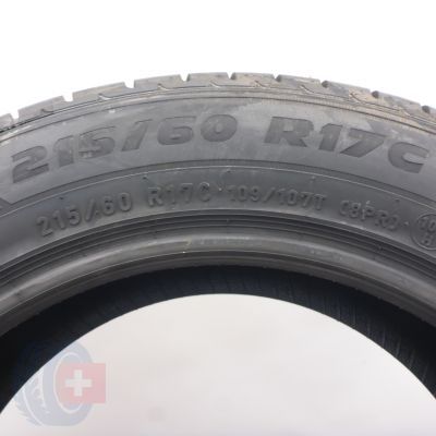 5. Opony 215/60 R17C 2x PIRELLI 109/107T Carrier Letnie 2022 Nieużywane