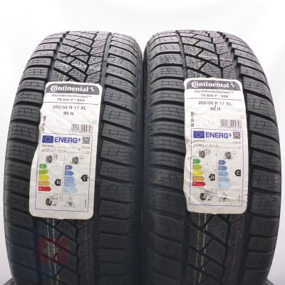 3. Opony 205/55 R17 4x CONTINENTAL 95H XL ContiWinterContact TS 830 P RFT BMW Zimowe 2024 