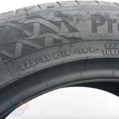 5. Opony 225/55 R18 4x CONTINENTAL 98V PremiumContact 6 Letnie 2024 Nieużywane