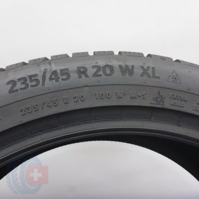 6. Opony 235/45 R20 2x CONTINENTAL 100W XL WinterContact TS 870 P Zimowa 2021/24 8,2-9mm