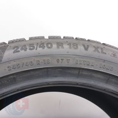 6. Opony 245/40 R18 2x CONTINENTAL 97V XL WinterContact Ts 850 P A0 Zimowe 2023  