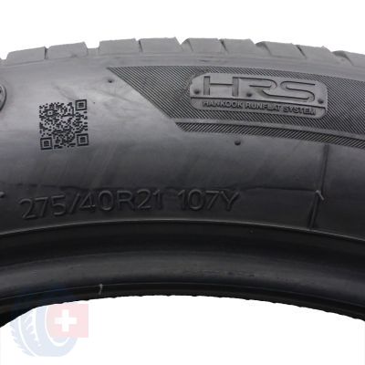 4. Opony 275/40 R21 2x HANKOOK 107Y XL Ventus S1 evo 3 SUV K127C BMW RunFlat Letnie 2020 6,2mm