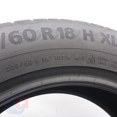 5. Opony 235/60 R18 2x CONTINENTAL 107H XL WinterContact TS870P Zimowe 2022 6,2-6,8mm