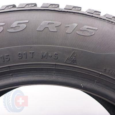 8. Opony 195/65 R15 4x PIRELLI 91T Winter Cinturato Zimowe 2016 7-8mm