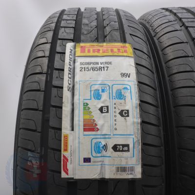 2. Opony 215/65 R17 2x PIRELLI 99V Scorpion Verde Letnie 2020 