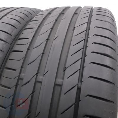 3. 2 x CONTINENTAL 225/45 R19 96W XL ContiSportContact 5 Lato DOT16 6,2-5,8mm