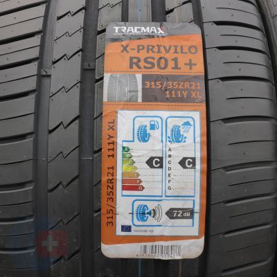 4. Opony 315/35 R21 2x TRACMAX 111Y XL X-privilo RS01 + Letnie M+S 2020 Jak Nowe Nieużywane