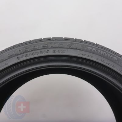 4. Opona 245/40 R19 1x BRIDGESTONE 94W Potenza RE 050A Letnia 2011 7mm