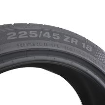 5. 1 x CONTINENTAL 225/45 ZR18 95W XL ContiSportContact 3 Lato 2013 