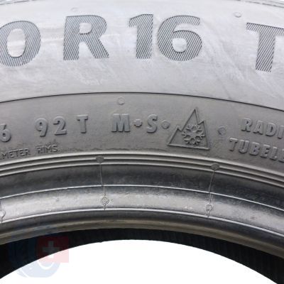2. Opona 205/60 R16 1x CONTINENTAL 92T WinterContact TS870 zimowa 7,2mm 2021 Jak Nowa