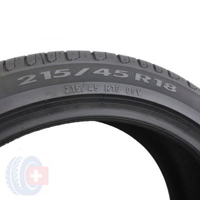 6. 2 x PIRELLI 215/45 R18 89V Cinturato P7 Lato 6.8-7mm