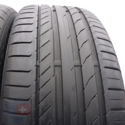 2. Opony 225/45 R19 4x CONTINENTAL 96W XL ContiSportContact5 Letnie 2015 6mm