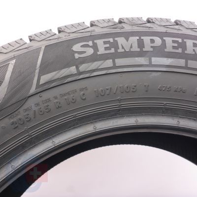 6. Opony 205/65 R16C 4x SEMPERIT 107/105T Van-Grip 3 Zimowe 2024 9,2-10mm