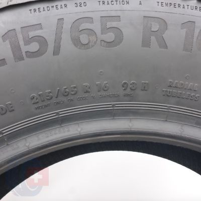 4. Opony 215/65 R16 2x CONTINENTAL 98H EcoContact6 Letnie 2022 Nieużywane 