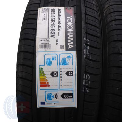 2. 4 x YOKOHAMA 185/55 R15 82V Bluearth-Es ES32 Lato 2020 Jak Nowe