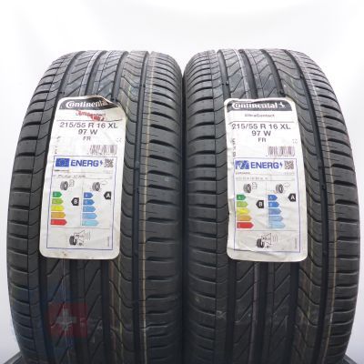 4. Opony 215/55 R16 4x CONTINENTAL 97W XL UltrContact Letnie 2023