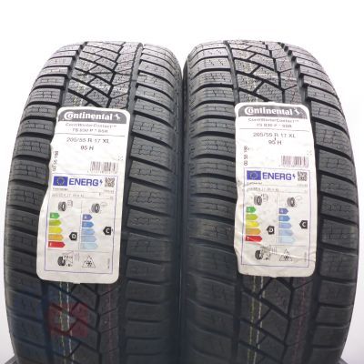 4. Opony 205/55 R17 4x CONTINENTAL 95H XL ContiWinterContact TS 830 P RFT BMW Zimowe 2024 