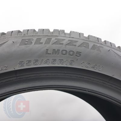 6. Opony 255/45 R19 4x BRIDGESTONE 104V XL Blizzalk LM005 Zimowe 2024 7,8-7mm