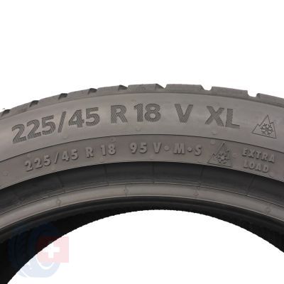 4. 2 x CONTINENTAL 225/45 R18 95V XL WinterContact TS870P Zima 2021 7,2mm