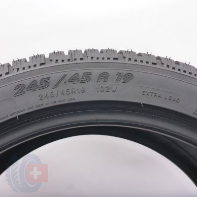 6. Opony 245/45 R19 2x MICHELIN 102W XL Pilot Alpin PA4 Zimowe 2018/19 Jak Nowe