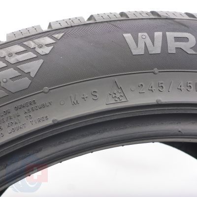 4. Opony 245/45 R18 2x NOKIAN 100V XL WR Snowproof P Zimowe 2023 6,2-7mm