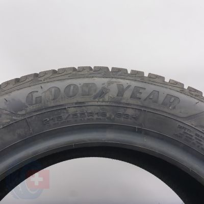 6. Opony 215/55 R16 2x GOODYEAR 93H UltraGrip Performance + Zimowe 2022 Nieużywane 
