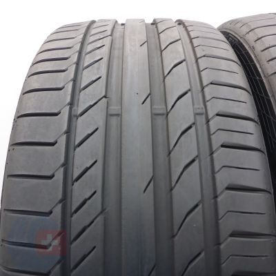 2. Opony 255/40 R20 2x CONTINENTAL 101V XL ContiSportContact 5 SUV Seal Letnie 2020 7mm