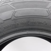 6. Opony 205/70 R15C 2x CONTINENTAL 106/104R VanContact Winter Zimowe 2022 Jak Nowe