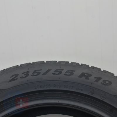 6. Opony 235/55 R19 2x PIRELLI 101T Elect Scorpion Winter + AO Zimowe 2022 7mm