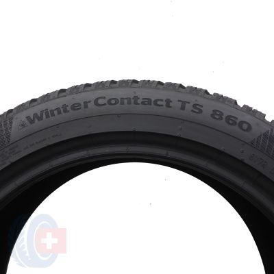 6. Opony 225/45 R17 2x CONTINENTAL 91H WinterContact TS860 Zimowe 2016, 2020 7,2mm