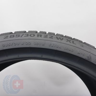 4. Opony 285/30 R22 1x CONTINENTAL 101W XL WinterContact TS860 S A0 Zimowa 2024 7,2mm