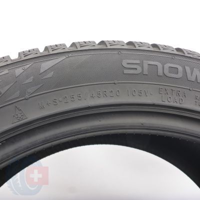 7. Opony 255/45 R20 4x NOKIAN 105V XL Snowproof 2 SUV Zimowe 2023 7,8-7,2mm