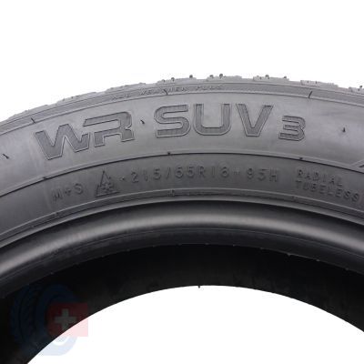 5. Opony 215/55 R18 2x NOKIAN 95H WR SUV 3 Zimowe 2015 Nieużywane 