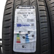 2. Opony 215/55 R18 2x BARUM 99V XL Bravuris 5HM Letnie 2022 Jak Nowe Nieużywane