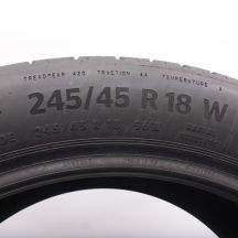 4. Opony 245/45 R18 2x CONTINENTAL 96W EcoContact6 Letnie 2023 5,8-6mm