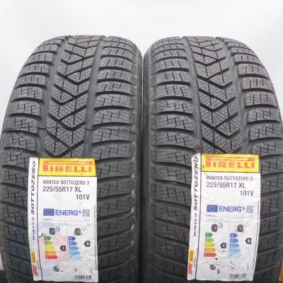 Opony 225/55 R17 2x PIRELLI 101V XL Winter Sottozero 3 Zimowe 2023 