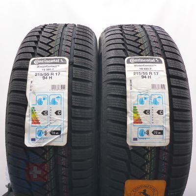 4. Opony 215/55 R17 4x CONTINENTAL 94H WinterContact TS 850 P Zimowe 2020 