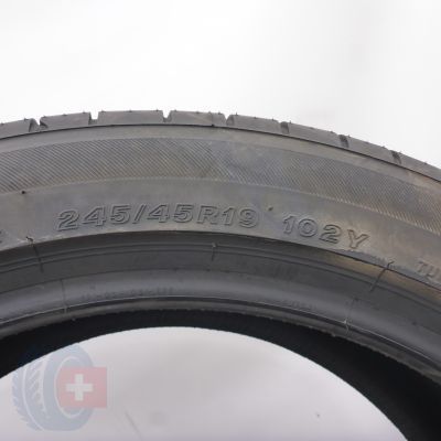 7. Opony 245/45 R19 2x BRIDGESTONE 102Y XL Potenza S001 M0 Letnie 2020 