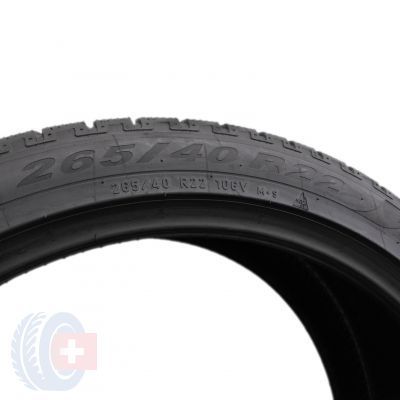 6.  4 x PIRELLI 265/40 R22 106V XL 5mm Scorpion Winter Zima
