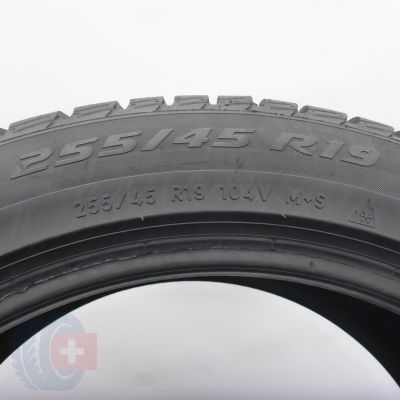 5. Opony 255/45 R19 2x PIRELLI 104V XL M0 Sottozero 3 Zimowe 2021, 2022 6,5-6,8mm
