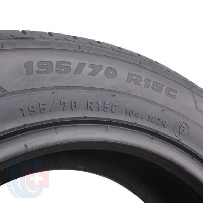 6. 4 x PIRELLI 195/70 R15C 104/102R Carrier 2014 Lato 8,5-9mm