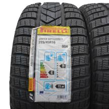 2. Opony 215/45 R16 4x PIRELLI 86H Winter Sottozero 3 Zimowe 2016 Nieużywane 